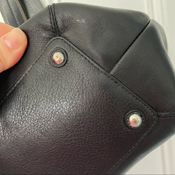 Authentic Coach Soho pleated leather shoulder tote bag xl in black - Picture 12 of 14